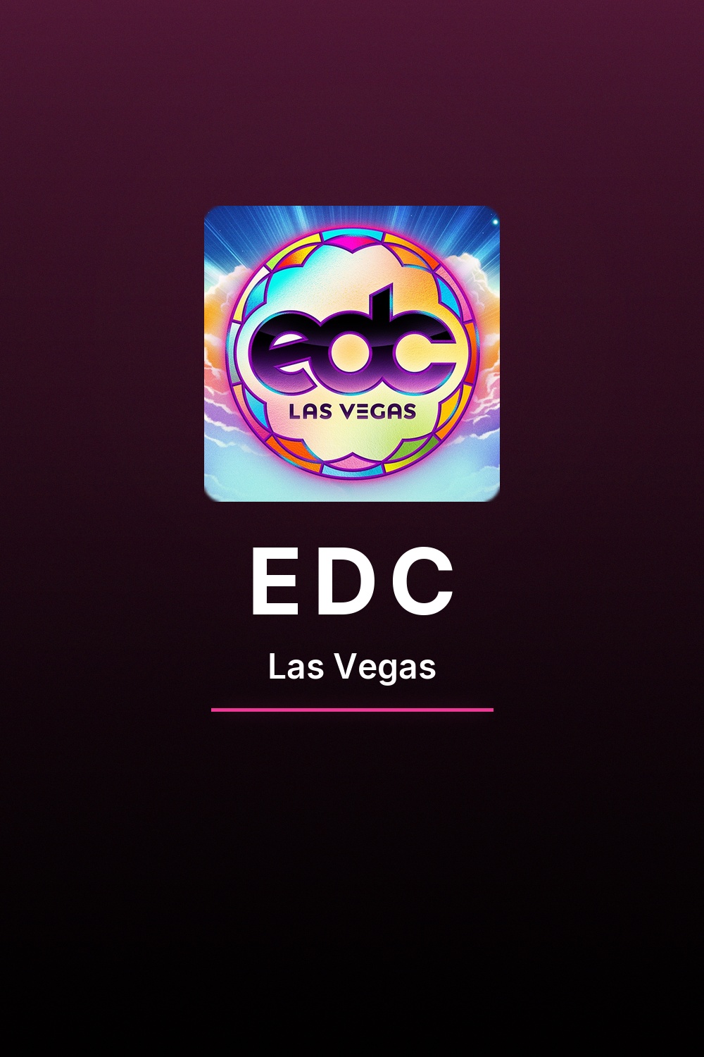 EDC Las Vegas album poster