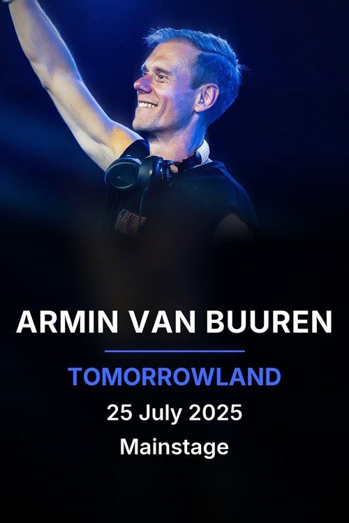 Armin van Buuren at Tomorrowland set poster