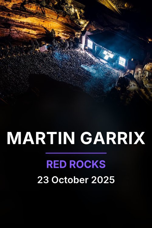 Martin Garrix at Red Rocks set poster