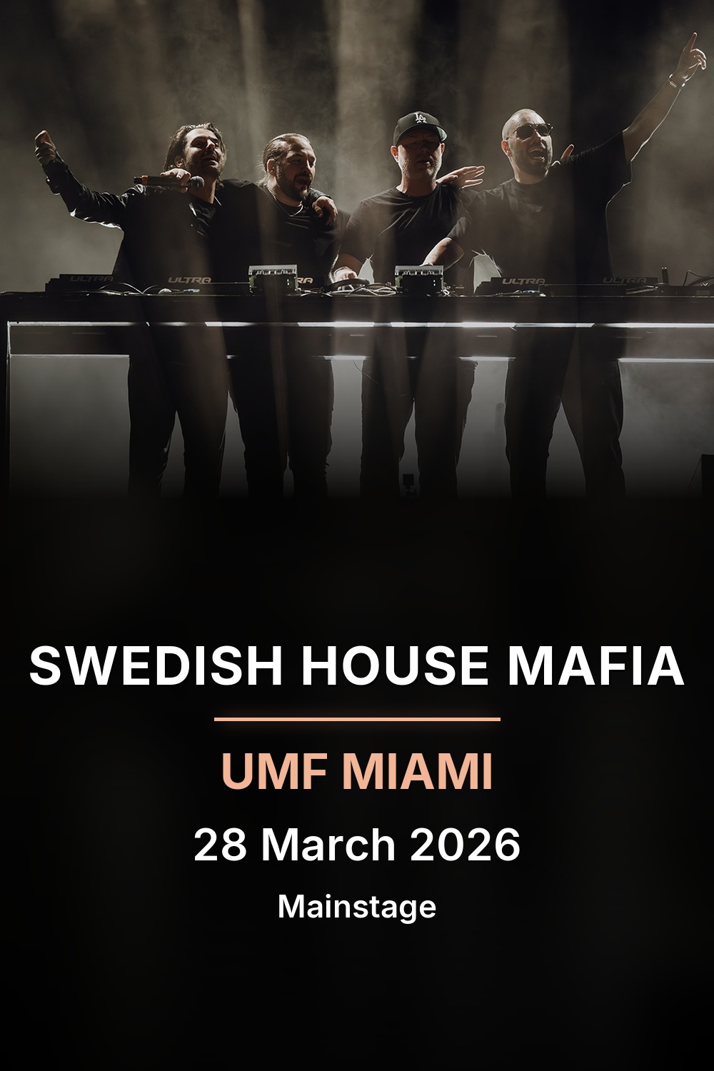 Swedish House Mafia at UMF poster