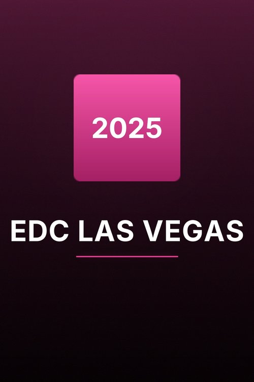 EDC Las Vegas year folder poster