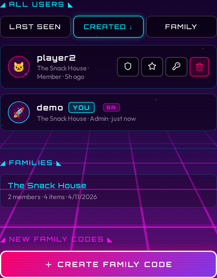 System tab
