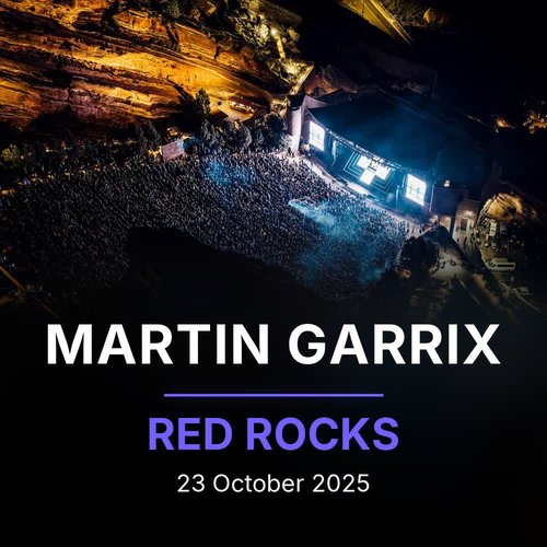 Martin Garrix at Red Rocks album cover