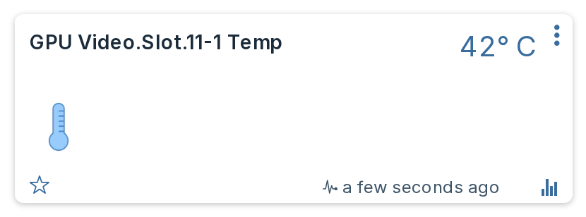 The matching temperature device for the same card