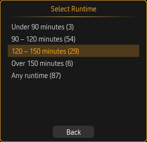Runtime dialog