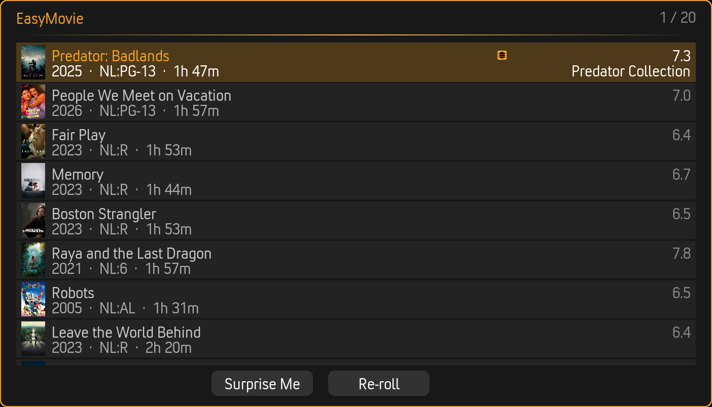 Card List view